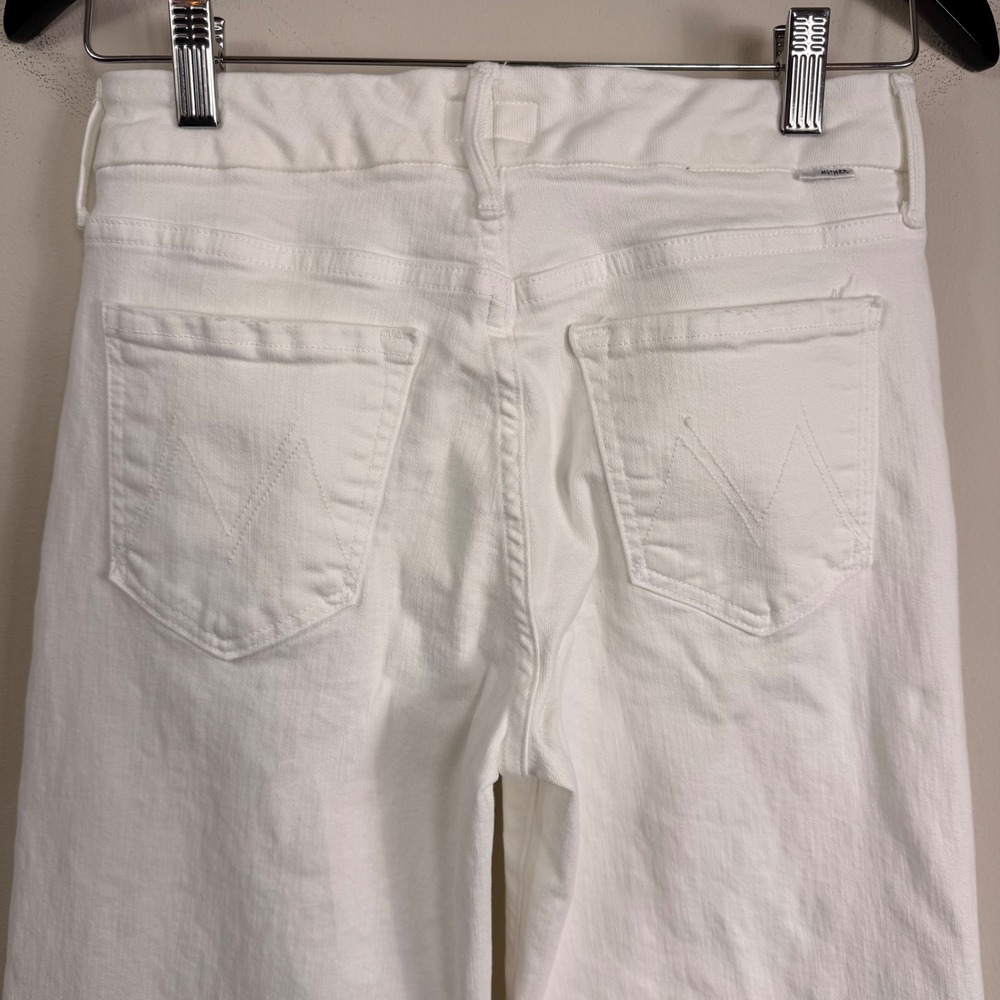 Mother The Roller Fray‎ Jeans in Fairest Of Them All Wide Leg Size 28 - Picture 5 of 12